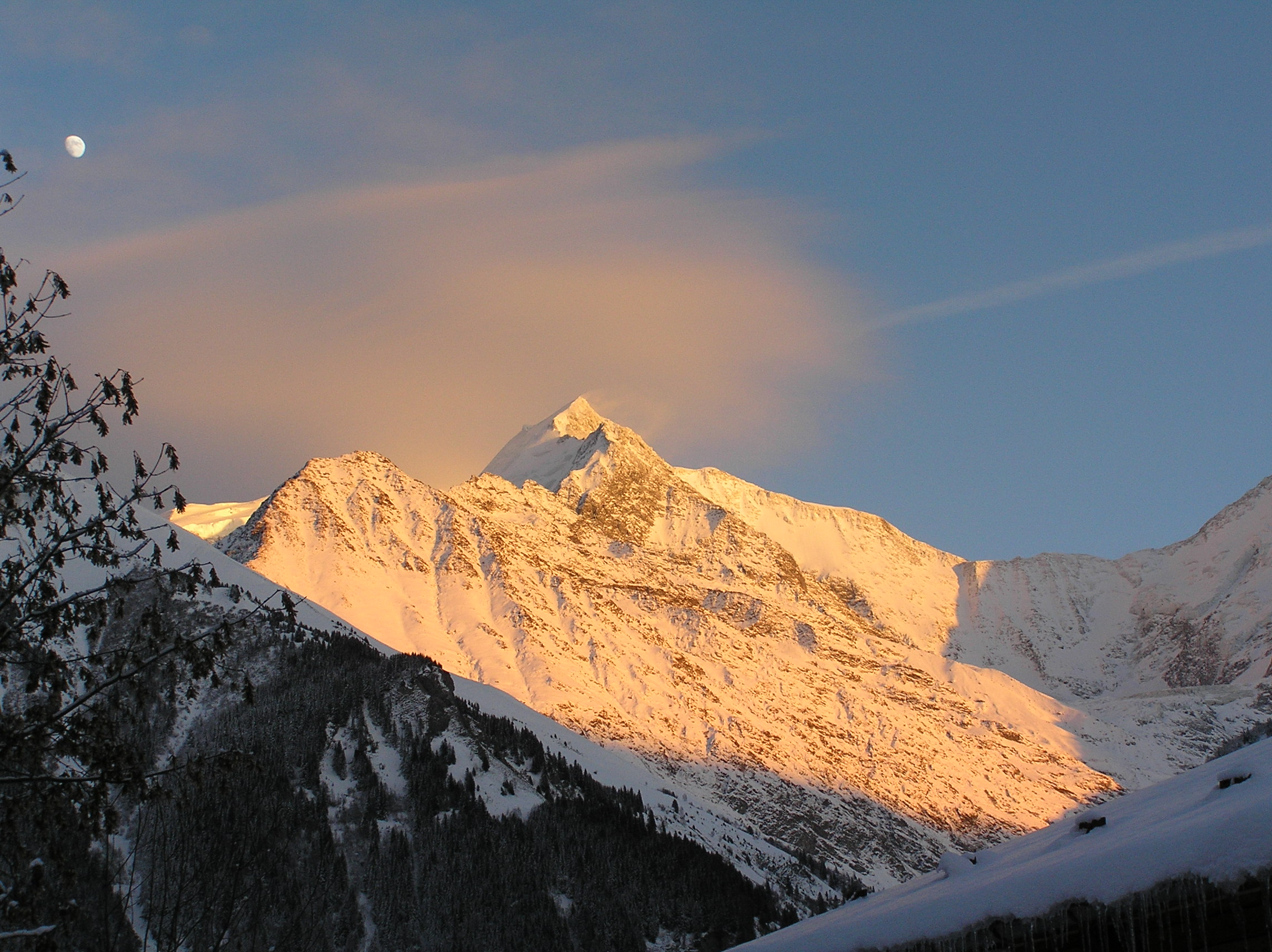 Alpen glühen